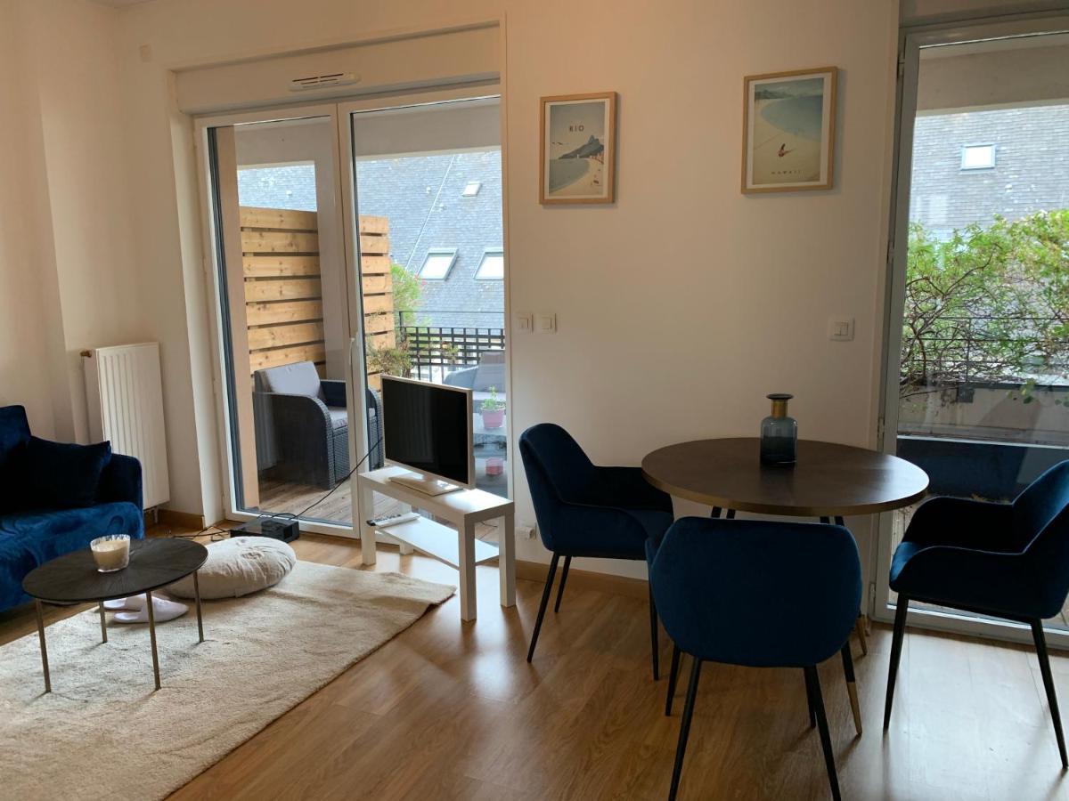 Appartement Centre Ville Avec Terrasse Et Parking Securise Rennes Exteriér fotografie